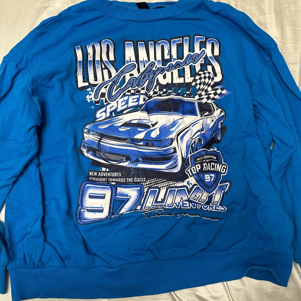 Blue Los Angeles California sweatshirt